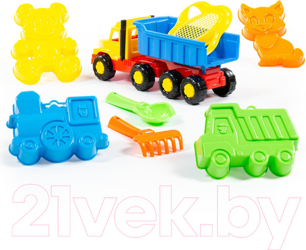 Изображение товара Набор игрушек для песочницы Полесье Фаворит №105 / 7568