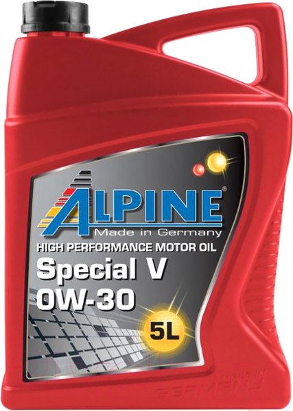 Изображение товара Моторное масло ALPINE Special V 0W30 / 0101642 (5л)