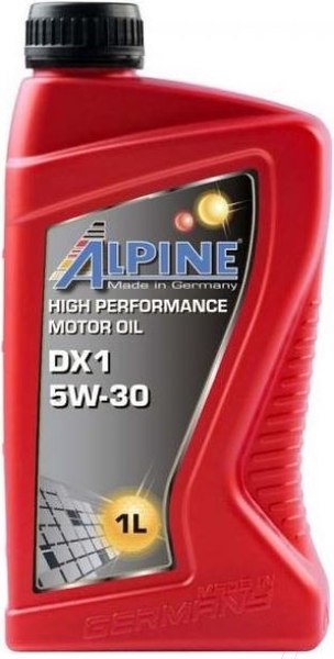 Изображение товара Моторное масло ALPINE DX1 5W30 / 0101661 (1л)