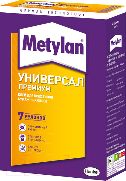 Изображение товара Клей для обоев Metylan Универсальный Премиум (250г)