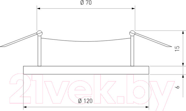 Изображение товара Точечный светильник Elektrostandard 2196 MR16 WH