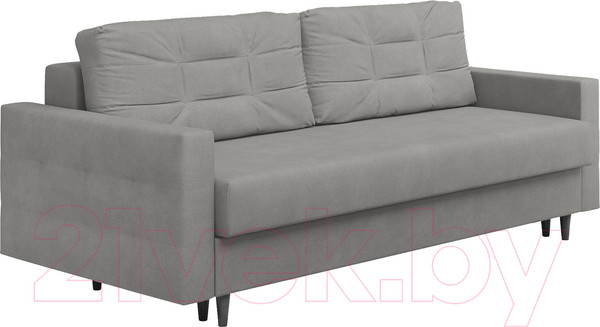 Изображение товара Диван Сонум Sсandy 110x235 (замша серый/венге)