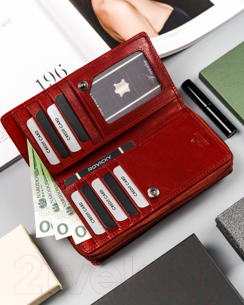 Изображение товара Портмоне Cedar Rovicky CPR-8931-BAR (красный)