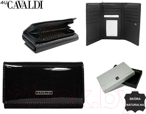 Изображение товара Портмоне Cedar 4U Cavaldi / H29-1-SH9 (черный)