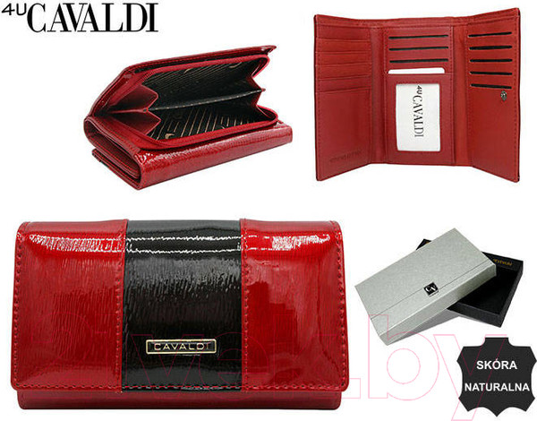 Изображение товара Портмоне Cedar 4U Cavaldi / H29-3-SH9 (красный)
