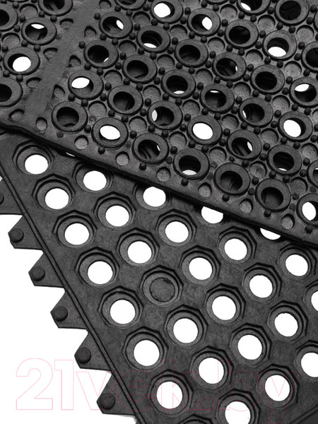 Изображение товара Коврик грязезащитный ComeForte RH 16мм 50x100 (черный)