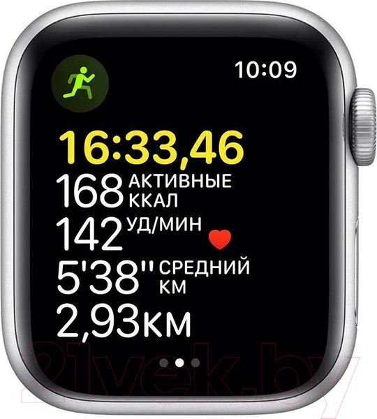 Изображение товара Умные часы Apple Watch SE 2 GPS 44mm (серебристый/синий ремешок M/L)