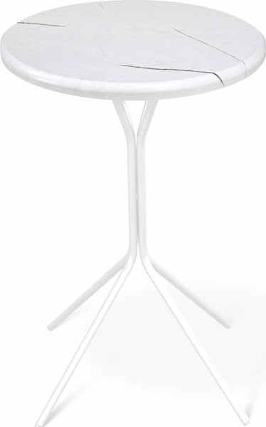 Изображение товара Журнальный столик Sheffilton SHT-CT12-1 (белый муар/белый мрамор)