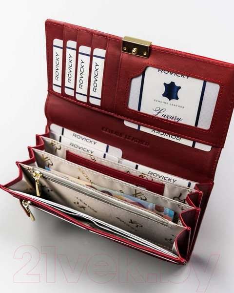 Изображение товара Портмоне Cedar Rovicky RH-27A-1-SH-8216 (красный)