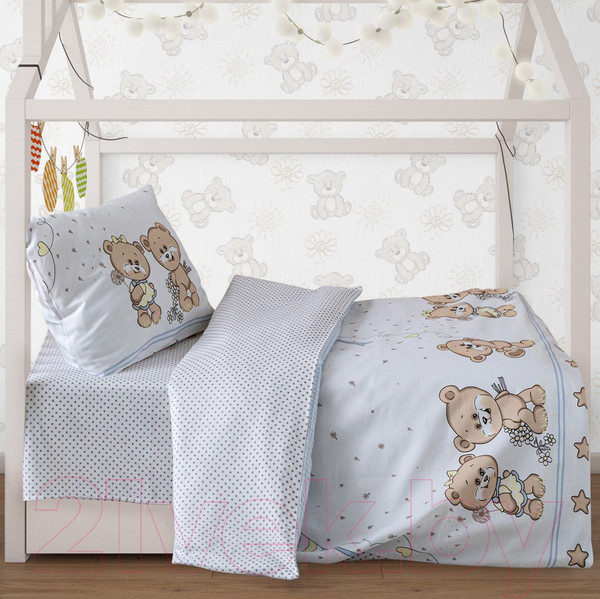 Изображение товара Комплект постельный для малышей Nuance Baby Мишки КПБ-С-Д-15/17