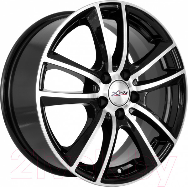 Изображение товара Литой диск X'trike X-116M 16x6.5" 5x110мм DIA 65.1мм ET 37мм BKFP