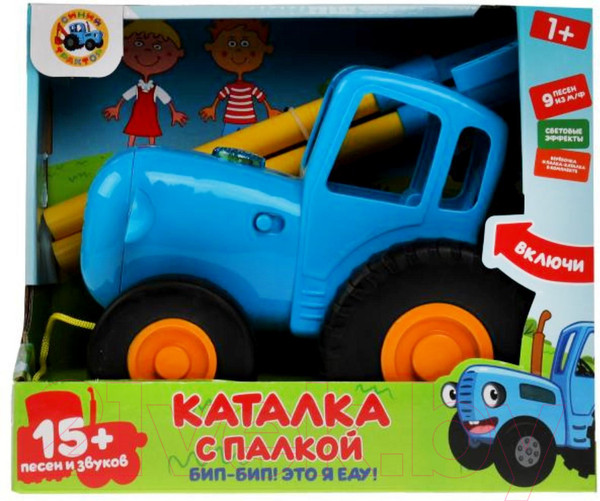Изображение товара Игрушка-каталка Умка Синий трактор / 7053550