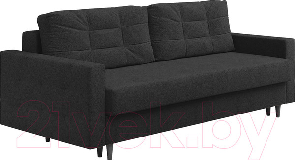 Изображение товара Диван Сонум Sсandy 110x235 (кашемир графитовый/венге)