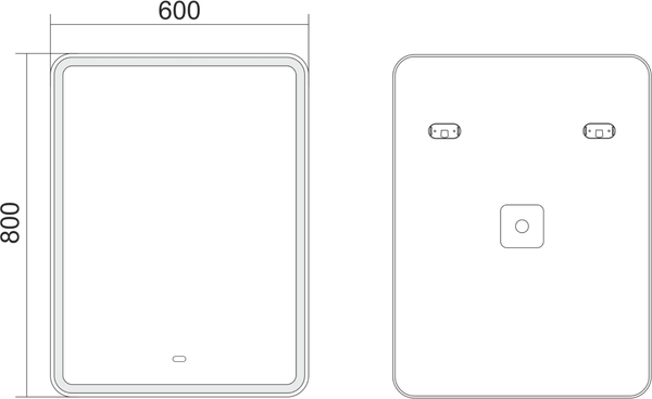 Изображение товара Зеркало Axus Relax 60x80 Стандарт