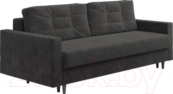 Изображение товара Диван Сонум Sсandy 110x235 (микровелюр серый/венге)