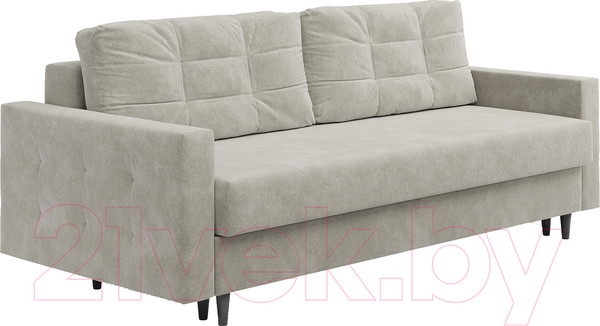 Изображение товара Диван Сонум Sсandy 110x235 (микровелюр светло-серый/венге)