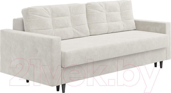 Изображение товара Диван Сонум Sсandy 110x235 (микровелюр белый/венге)