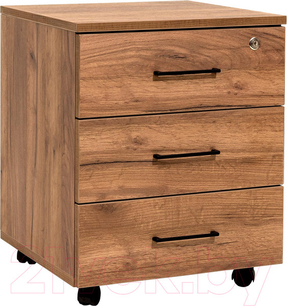 Изображение товара Тумба Millwood TM4 подкатная с замком (дуб табачный Craft)