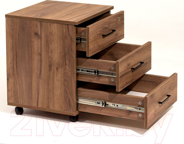 Изображение товара Тумба Millwood TM4 подкатная с замком (дуб табачный Craft)