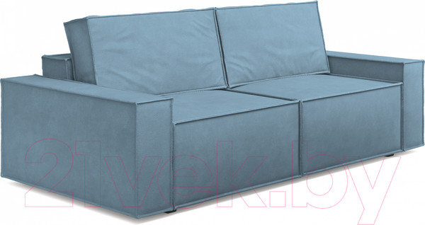 Изображение товара Диван Сонум Loft 109x245 (замша голубой)