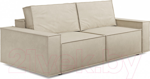 Изображение товара Диван Сонум Loft 109x245 (замша кремовый)