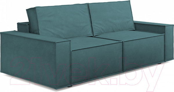 Изображение товара Диван Сонум Loft 109x245 (замша изумрудный)