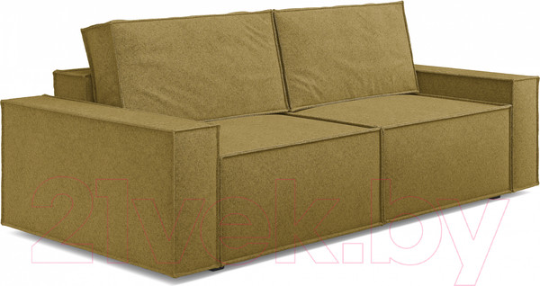 Изображение товара Диван Сонум Loft 109x245 (кашемир горчичный)