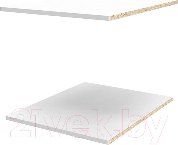 Изображение товара Комплект полок для корпусной мебели Глазов Рум (50см, белый)