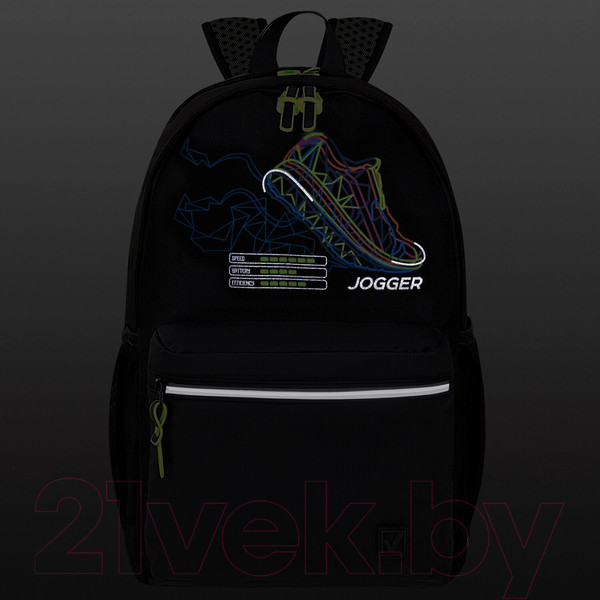 Изображение товара Рюкзак Brauberg Fashion City Virtual Sneaker / 271671 (черный)