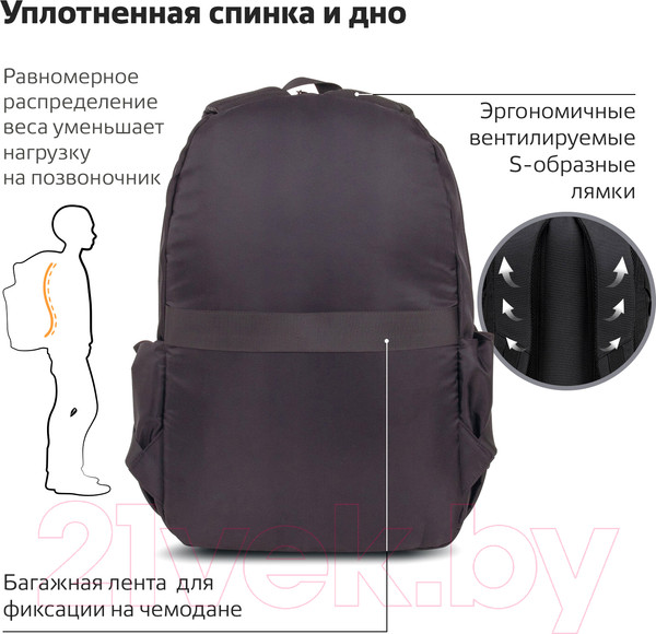 Изображение товара Рюкзак Brauberg Intense / 270800 (черный)