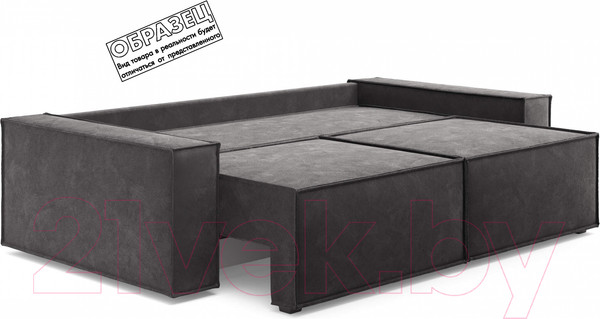 Изображение товара Диван Сонум Loft 109x245 (микровелюр белый)