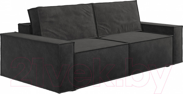 Изображение товара Диван Сонум Loft 109x245 (микровелюр серый)