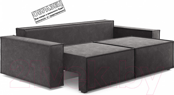 Изображение товара Диван Сонум Loft 109x245 (микровелюр белый)