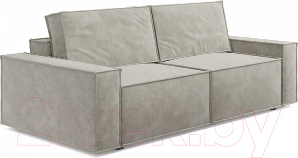 Изображение товара Диван Сонум Loft 109x245 (микровелюр светло-серый)