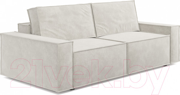 Изображение товара Диван Сонум Loft 109x245 (микровелюр белый)