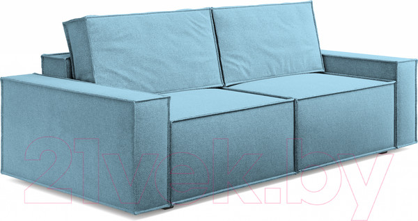 Изображение товара Диван Сонум Loft 109x245 (рогожка голубой)