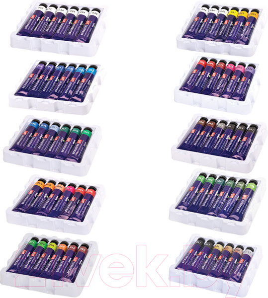 Изображение товара Акриловые краски Brauberg Art Classic / 192246 (60шт)