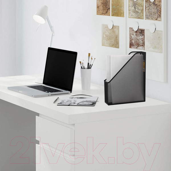 Изображение товара Лоток для бумаг Brauberg Germanium / 231948 (черный)