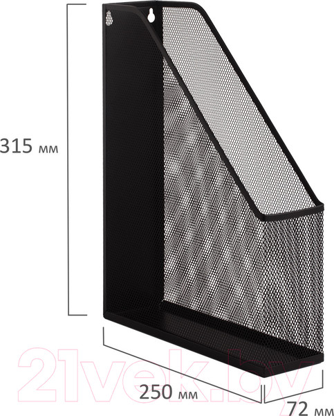 Изображение товара Лоток для бумаг Brauberg Germanium / 231948 (черный)