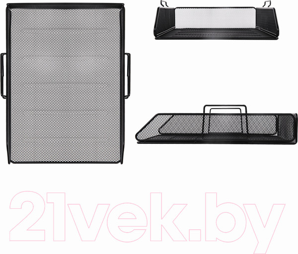 Изображение товара Лоток для бумаг Brauberg Germanium / 231954 (черный)