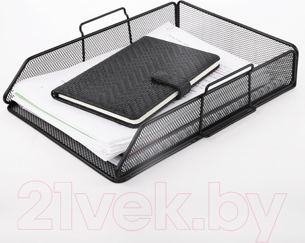Изображение товара Лоток для бумаг Brauberg Germanium / 231954 (черный)