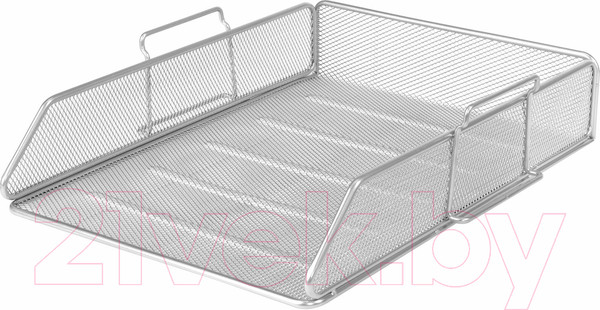 Изображение товара Лоток для бумаг Brauberg Germanium / 231955 (серебристый)