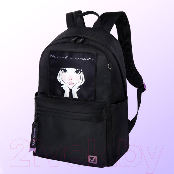 Изображение товара Рюкзак Brauberg Fashion City Romantic Anime / 270808 (черный)