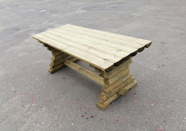 Изображение товара Стол садовый Массив-Древ 2000x850xН740