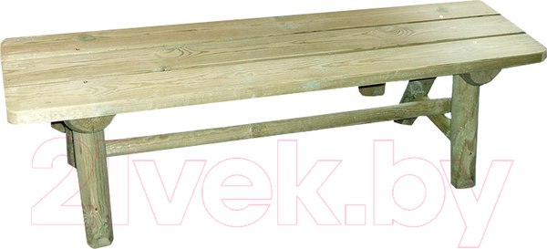 Изображение товара Скамья садовая Массив-Древ К 1500x370x440
