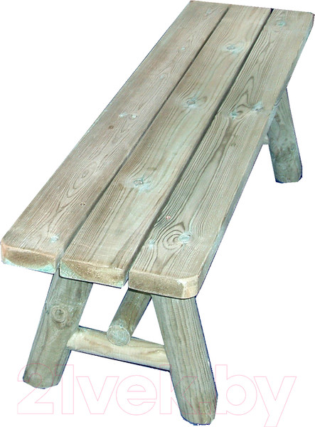 Изображение товара Скамья садовая Массив-Древ К 1500x370x440