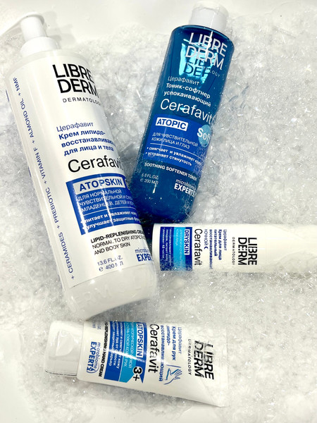 Изображение товара Крем для тела Librederm Cerafavit Липидовосстанавливающий с церамидами 0+ (400мл)
