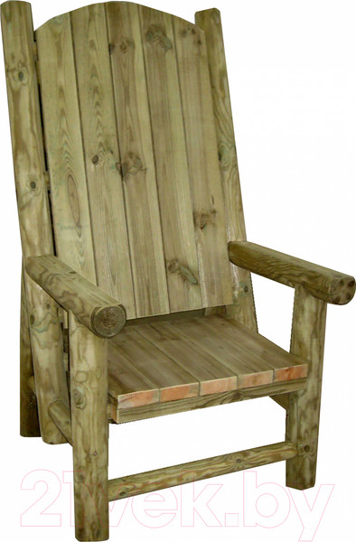 Изображение товара Кресло садовое Массив-Древ Трон 800x870xН1500