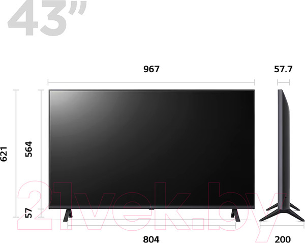 Изображение товара Телевизор LG 43" UR7800 43UR78006LK