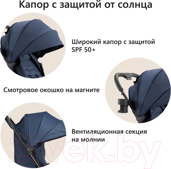 Изображение товара Детская прогулочная коляска Leclerc Magic Fold Plus / LEC25972 (синий)